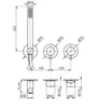 SANYCCES LOOP K Unterputz 2-Wege- Duschbrausebatterie mit Produktbild-Vorschau 2