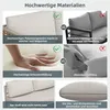 MERAX Gartenlounge-Set (Sitzgruppe Balkonmöbel mit Produktbild-Vorschau 4