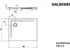 KALDEWEI SUPERPLAN 1841-2, Duschwanne mit Wannenträger, Produktbild-Vorschau 2