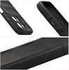 Collage of close-up shots of a black phone case, showing its texture and cutouts. Produktbild-Vorschau