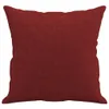 vidaXL Zierkissen 2 Stk. Weinrot 40x40 cm Stoff Produktbild-Vorschau 4