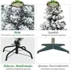 A collage of four images showing different aspects of a Christmas tree, including close-ups of its branches, its stand, and a comparison of dense vs sparse branches. Náhľad obrázku produktu