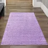 Weicher Shaggy Teppich in Flieder – pflegeleichter Hochflor Produktbild-Vorschau 1