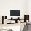 vidaXL TV-Schränke 2 Stk. Räuchereiche 100x30x50 cm Produktbild-Vorschau 3