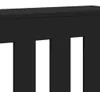 vidaXL Heizkörperverkleidung Schwarz 104x20x82 cm Produktbild-Vorschau 6