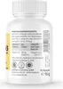 The back of a white bottle of Vitamin D3 capsules with German text and nutritional information. Produktbild-Vorschau