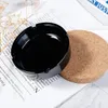 Aschenbecher für draussen Schwarz 11cm | 12 Stück Produktbild-Vorschau 2