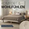 Polsterbed 140x200 cm, beige, tweepersoonsbed met Productafbeelding-voorbeeld 17