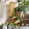Outsunny Blumentreppe mit Rankhilfe, 2 Stufen, Produktbild-Vorschau 7