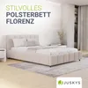 Juskys Polsterbett Florenz 140 x 200 cm mit Matratze, Produktbild-Vorschau 2