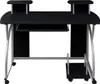 Möbel Computertisch Schwarz 110x52x88,5 cm Holzwerkstoff - Produktbild-Vorschau 2