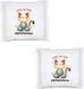 Live in the Meowww Kissen Geschenkidee für Yoga-Fans und Produktbild-Vorschau 2