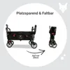 FUXLIFE by FUXTEC Skladací vozík FX-CT700 Čierny  skladací Náhľad obrázku produktu 4