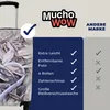MuchoWow® Koffer Handgepäck Trolley Rollkoffer Kleine Produktbild-Vorschau 6