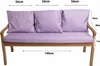 Gartenkissen Set Purple – 140x50 + 3x50x56 cm Gartenkissen Produktbild-Vorschau 3
