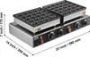 VBENLEM Vaflovač NP-543 50 Vaflovač 1,7 KW Vaflovač Náhled obrázku produktu 16