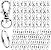 Moschettone portachiavi in acciaio inox 80pcs girevole Anteprima dell’immagine prodotto 1