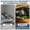 UISEBRT 2X Panier coulissant, adapté aux armoires de 60 cm, Voir les images du produit 4