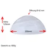 Verre de lampe blanc rond Ø 250mm E27 Verre d'albâtre de Voir les images du produit 2