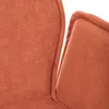 HOMLA Krzesło LUGRO obrotowe ceglaste 54x60x91cm Podgląd zdjęcia produktu 5