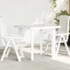vidaXL Zahradní stůl bílý 80x75x72 cm plastový Náhled obrázku produktu 1