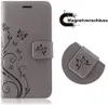 Handy Tasche für Samsung Hülle Handyhülle Blumen Flip Cover Produktbild-Vorschau 3