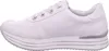 A side view of a white Remonte women's sneaker with a platform sole. Voir les images du produit