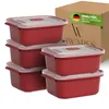 Viwares Lunchbox 2000 ml – Mikrowellenbehälter 5er Set für Produktbild-Vorschau 1