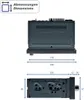 AMPIRE CPR60 Radio 1-DIN avec CarPlay / Android Auto Voir les images du produit 4