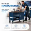 4er Set Schwerlastrollen mit Bremse – Lenkrollen bis 400 kg Produktbild-Vorschau 5