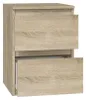 Comodino Topeshop M2 SONOMA con 2 cassetti in quercia Anteprima dell’immagine prodotto 10