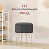 WOLTU Sitzhocker mit Stauraum, rund, Polsterhocker, Produktbild-Vorschau 8