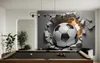 Vlies fototapete Fußball 3D 150x105 cm Feeby Grau inkl. Produktbild-Vorschau 2
