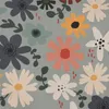 SCHÖNER LEBEN. Kissenhülle Blumen Blüten mint bunt div. Produktbild-Vorschau 3