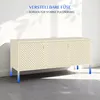 Mobile TV FLEXISPOT in metallo - credenza con fori di Anteprima dell’immagine prodotto 6