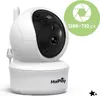 A white baby monitor camera with a green circle overlay showing resolution. Náhled obrázku produktu
