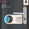 DOMINO Türgriff 72 Drückergarnitur PZ - Profilzylinder Set Produktbild-Vorschau 5