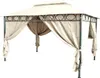 Premium Gartenpavillon Cape Town 3x4x3m Natur Aluminium Produktbild-Vorschau 1