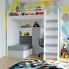 Marlux-Meble Hochbett JSM-7 90x200 TREPPE RECHTS mit Produktbild-Vorschau 9