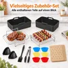 19-tlg. Heißluftfritteuse Zubehör Set für Ninja AF300EU Produktbild-Vorschau 8