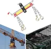 Gru per officina, portata 900 kg, 4 catene, rosso Anteprima dell’immagine prodotto 2