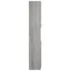 vidaXL Mobile da bagno Grigio Sonoma 32x34x188,5 cm Anteprima dell’immagine prodotto 9