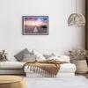 Gerahmtes Poster - Schwarzer Rahmen - Boot Strand Himmel - Produktbild-Vorschau 7