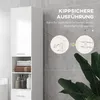 Koupelnová skříňka kleankin, vysoká skříňka s nastavitelnou Náhled obrázku produktu 5