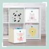 Set da 4 Relaxdays, contenitori per bambini, graziosi Anteprima dell’immagine prodotto 2