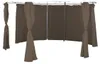 6er-Set Seitenteile für Pavillon Ø 3,5m rund Farbe wählbar Produktbild-Vorschau 1