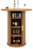 Moderner Bartisch mit Schrankfunktion, MDF-Holzdesign, hohe Produktbild-Vorschau 8