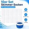 10er Set Schwimmbecken Skimmer Filterbeutel – Universal, Produktbild-Vorschau 3