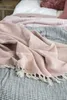 IB Laursen Plaid Faded Rose Creme 130x160 Wolldecke Produktbild-Vorschau 2