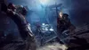 Two warriors engaged in combat under a full moon. Produktbild-Vorschau